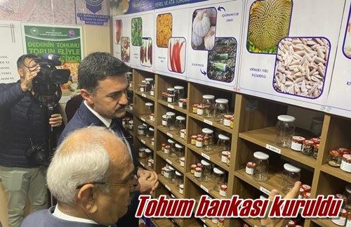 Tohum bankası kuruldu