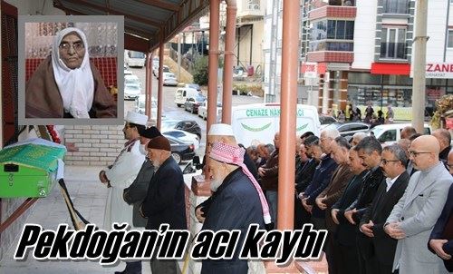 Pekdoğan’ın acı kaybı