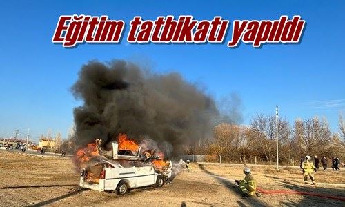 Eğitim tatbikatı yapıldı