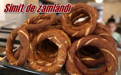 Simit de zamlandı