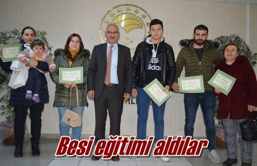 Besi eğitimi aldılar