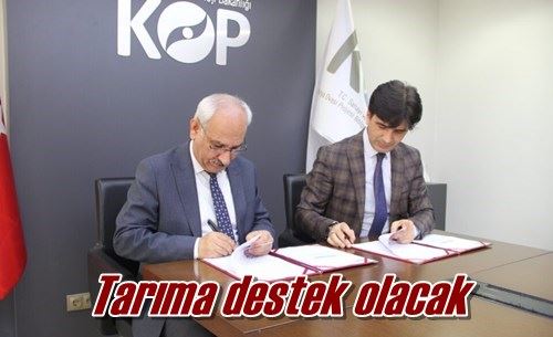 Tarıma destek olacak