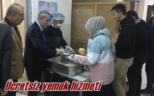 Ücretsiz yemek hizmeti