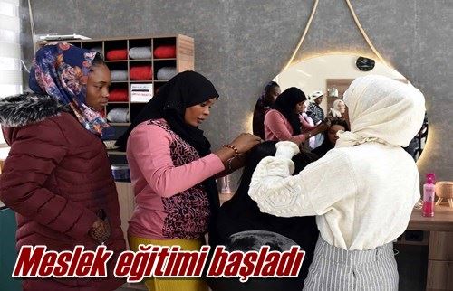 Meslek eğitimi başladı