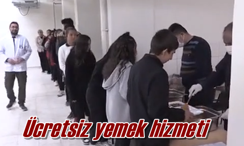 Ücretsiz yemek hizmeti