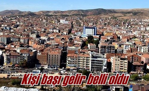 Kişi başı gelir belli oldu