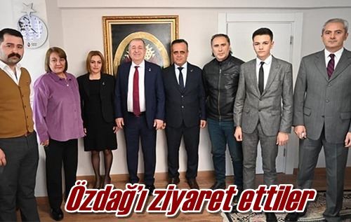 Özdağ’ı ziyaret ettiler
