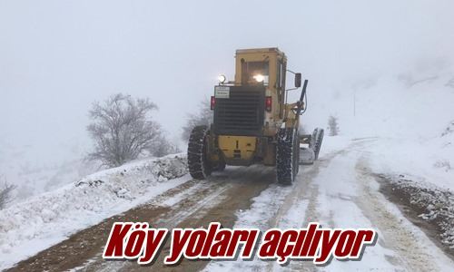 Köy yoları açılıyor