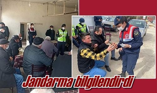 Jandarma bilgilendirdi