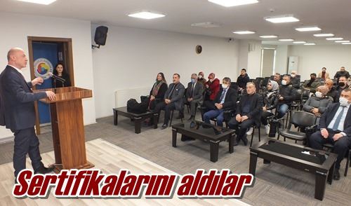 Sertifikalarını aldılar