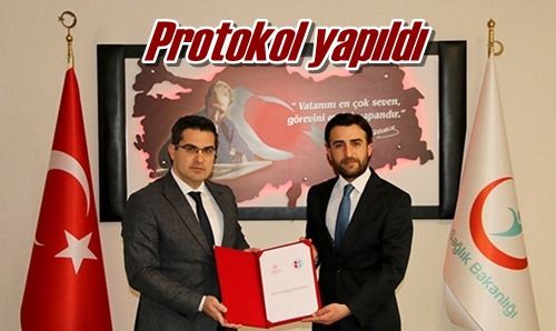Protokol yapıldı