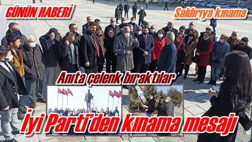Saldırıya kınama