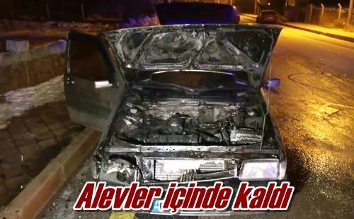 Alevler içinde kaldı