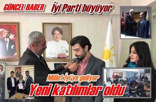 Yeni katılımlar oldu