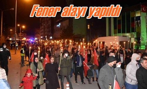 Fener alayı yapıldı