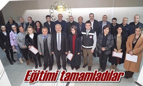 Eğitimi tamamladılar