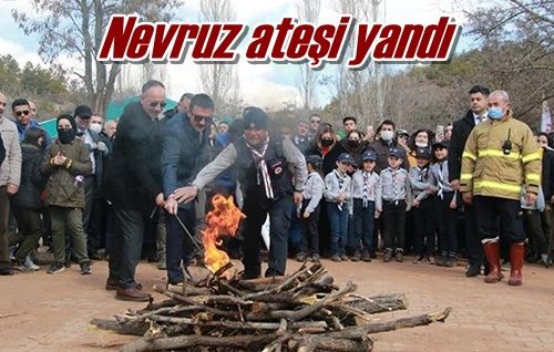 Nevruz ateşi yandı