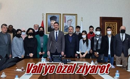 Vali’ye özel ziyaret