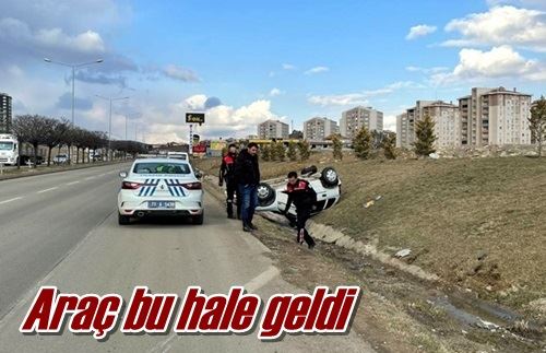 Araç bu hale geldi