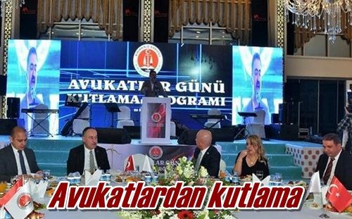 Avukatlardan kutlama