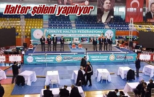 Halter şöleni yapılıyor