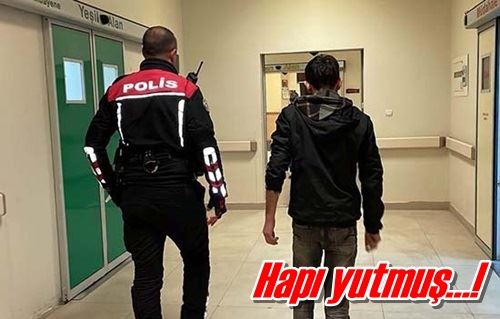 Hapı yutmuş…!