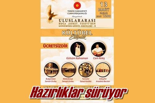 Hazırlıklar sürüyor