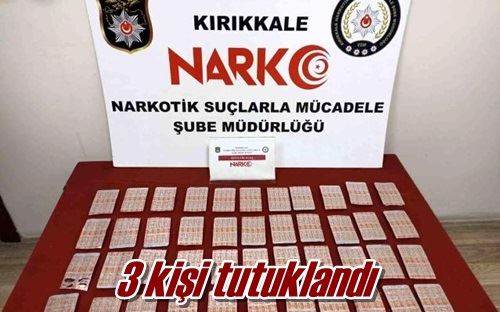 3 kişi tutuklandı