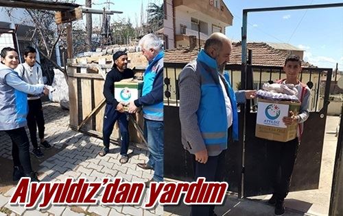 Ayyıldız’dan yardım