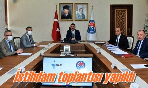 İstihdam toplantısı yapıldı