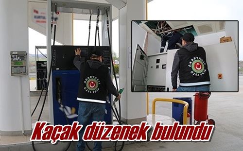 Kaçak düzenek bulundu