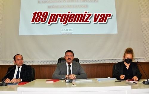 189 projemiz var