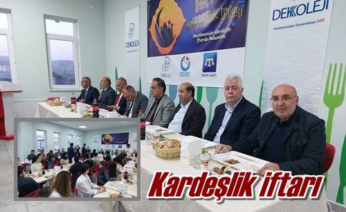 Kardeşlik iftarı