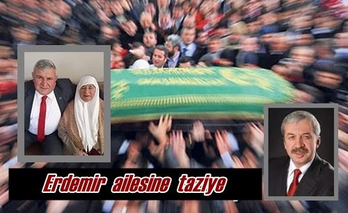 Başkan Altınışık’tan Erdemir’e ailesine taziye