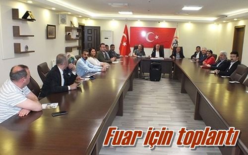 Fuar için toplantı