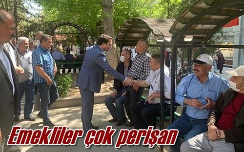 Emekliler çok perişan