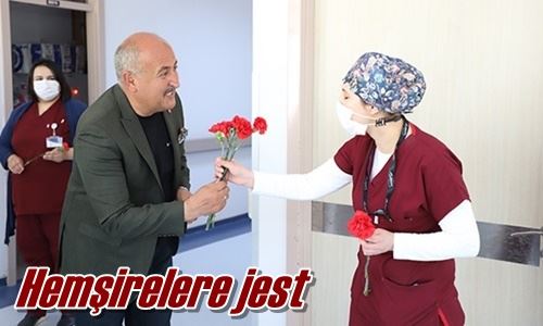Hemşirelere jest