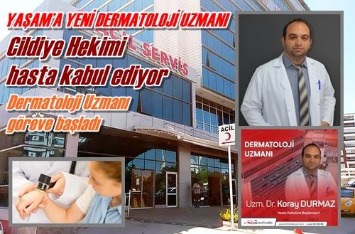 Cildiye Hekimi hasta kabul ediyor