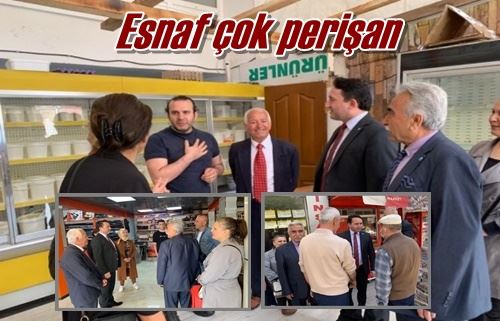 Esnaf çok perişan