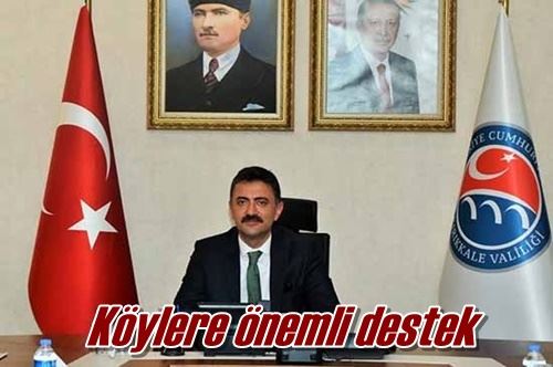 Köylere önemli destek