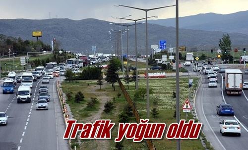 Trafik yoğun oldu