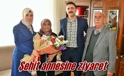 Şehit annesine ziyaret