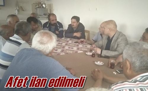 Afet ilan edilmeli