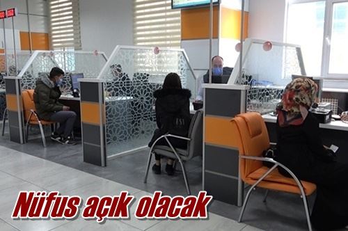 Nüfus açık olacak