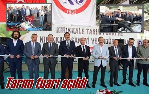 Tarım fuarı açıldı