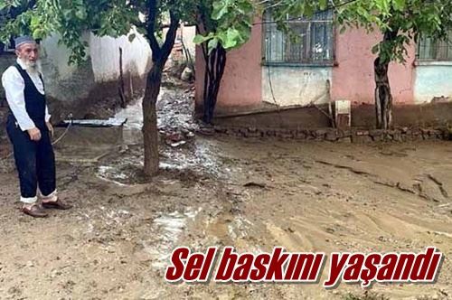 Sel baskını yaşandı