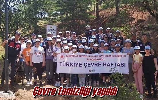 Çevre temizliği yapıldı