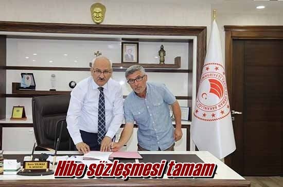 Hibe sözleşmesi tamam