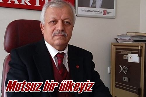 Mutsuz bir ülkeyiz