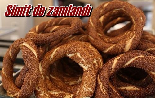 Simit de zamlandı